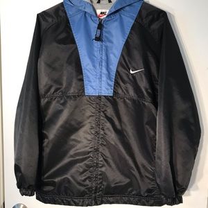Nike Youth Black & Blue Heavy Rain Coat